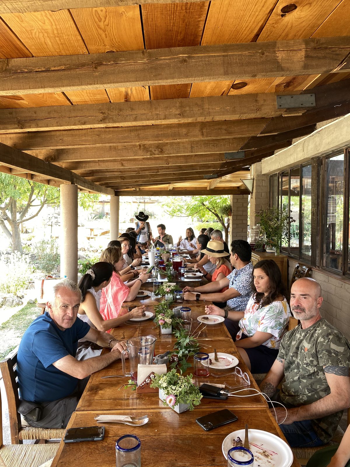 Comida compartida en la primera edición, 2022